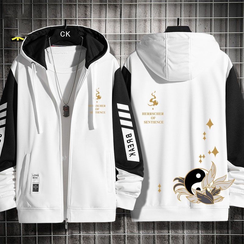 Honkai Impact 3 Gakuen Game Hwa Sense no Ruler Two-Dimensional Cardigan Sweater Boys Spring and Autumn Jacket Tops Tide