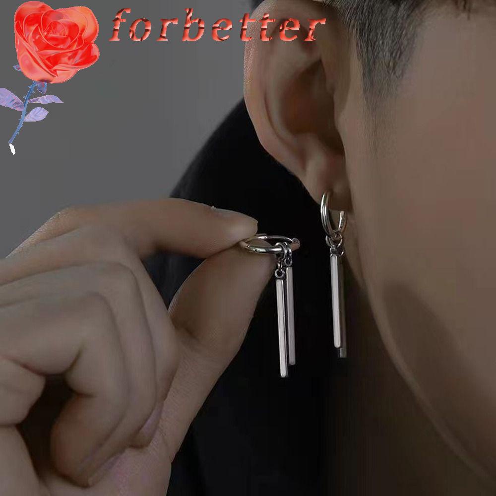 Khuyên Tai Dáng Dài Phối Tua Rua Phong Cách Punk Rock Cá Tính Dành Cho Nam Nữ