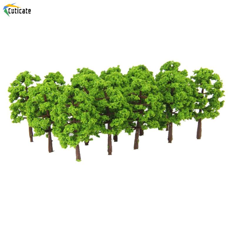 Bộ 20 Mô Hình Cây Thông Trang Trí Phong Cảnh Diorama Tỉ Lệ 1: 150