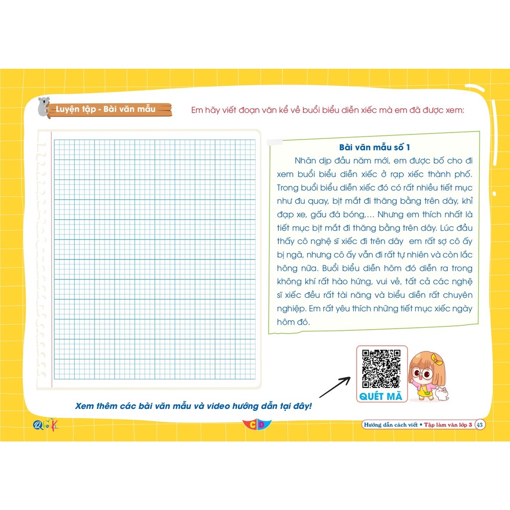 Sách - Hướng dẫn cách viết TẬP LÀM VĂN Lớp 3 - Cánh Diều - Cả năm  - Bản Quyền