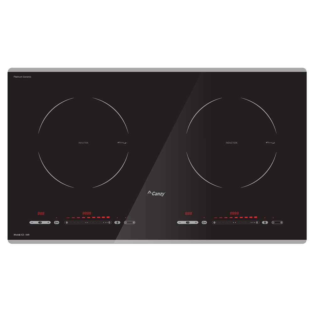 Bếp 2 từ CANZY CZ 56R - Tích hợp công nghệ hiện đại Smart Inverter sôi lăn tăn ở công suất thấp siêu tiết kiệm