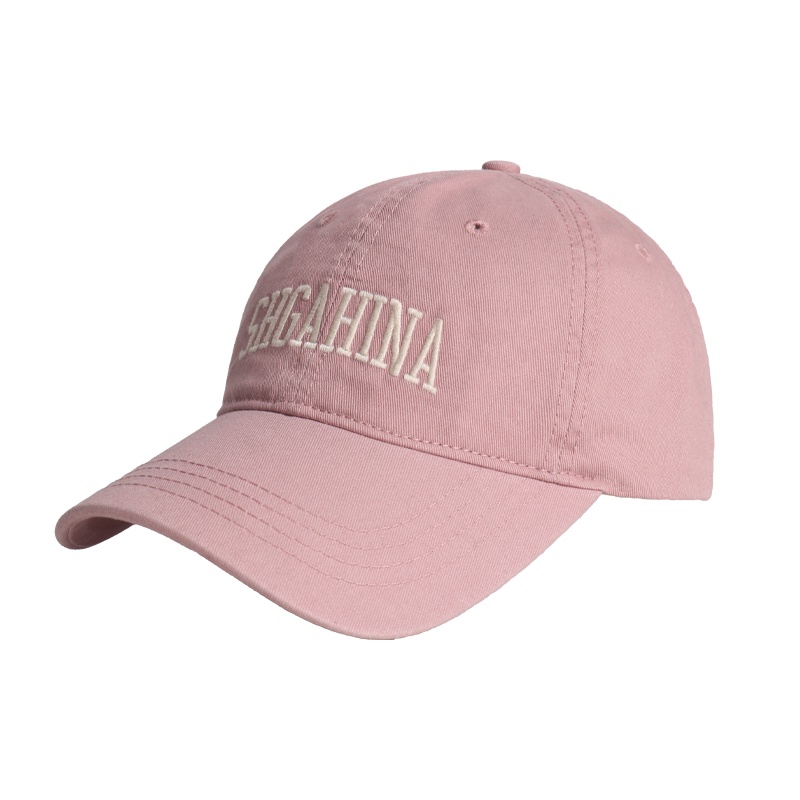 Nón Lưỡi Trai Cotton Màu Hồng Thiết Kế Mới Thời Trang Dành Cho Nữ