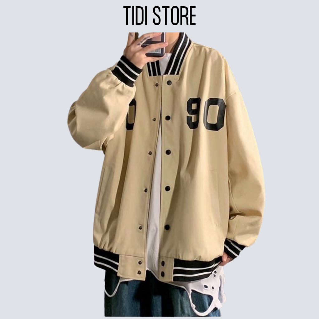 Áo khoác dù bomber nam nữ đi học thoáng mát trẻ trung BBZ02