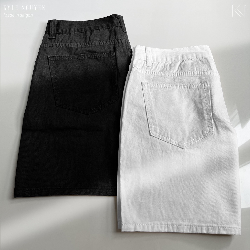 Quần shorts kaki_Trắng & Đen_Kaki Shorts’s KN