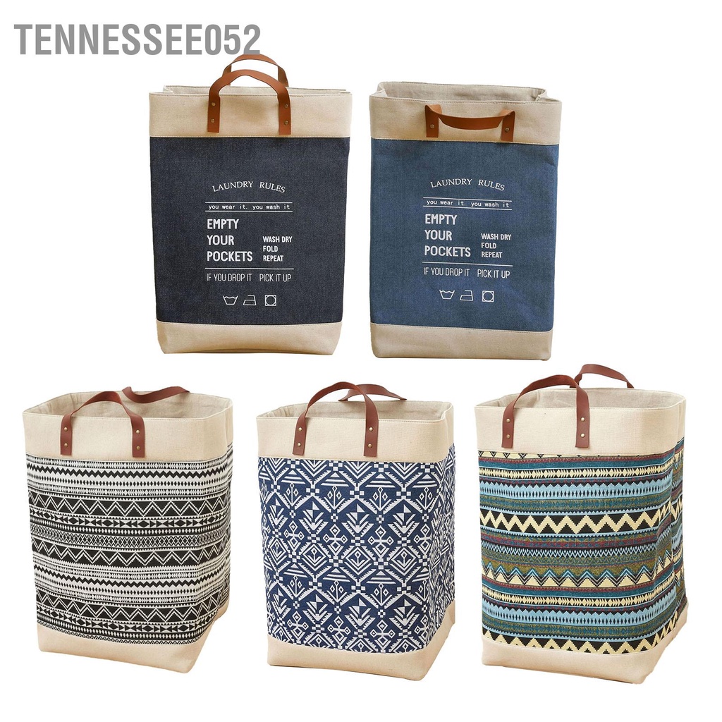 [Hàng HOT] Giỏ Đựng Quần Áo Giặt Có Tay Cầm - Giỏ Vải Đựng Đồ Tiện Dụng cho gia đình【Tennessee052】