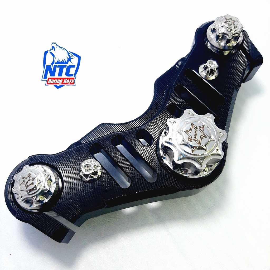 Chảng ba Raider / Chảng ba Satria chất liệu nhôm cao cấp CNC nguyên khối mẫu mã được thị trường săn đón