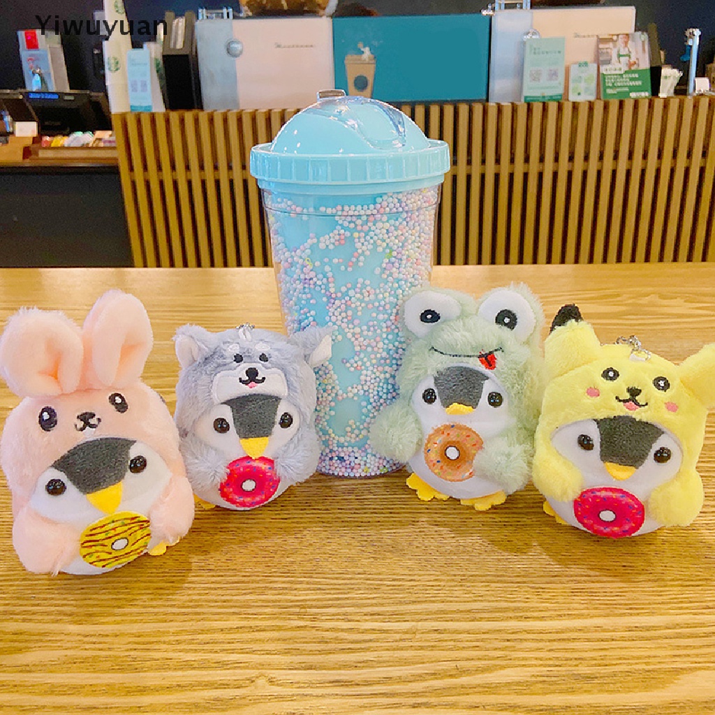 Móc Khóa Hình Chim Cánh Cụt Nhồi Bông Dễ Thương