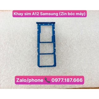 Khay sim A12 Samsung