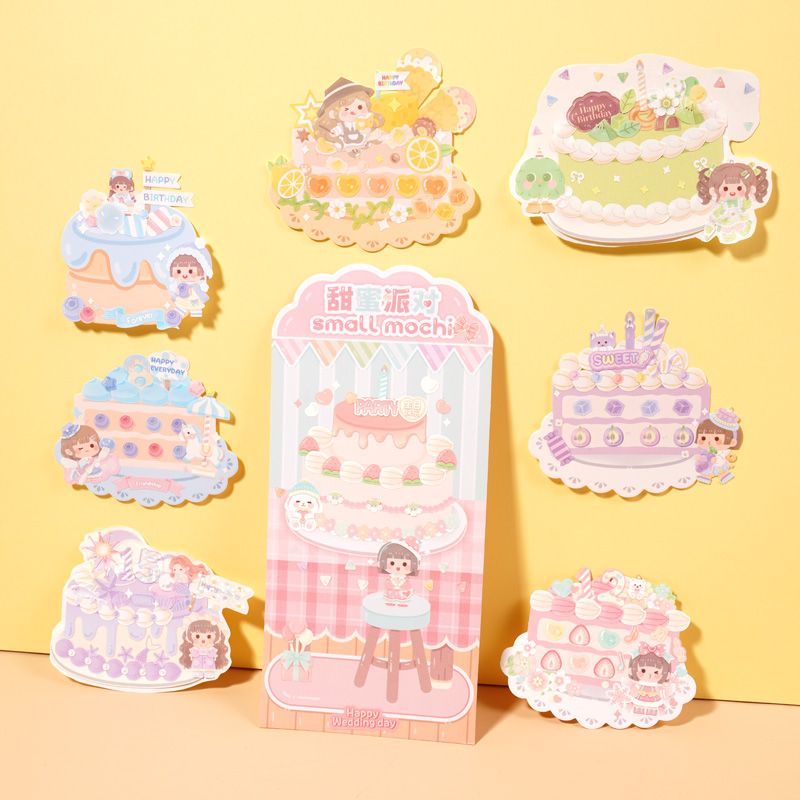 Hàng Mới Về Bộ Sticker Dán Trang Trí Sổ Tay Hình Mochi Cuckoo Dễ Thương