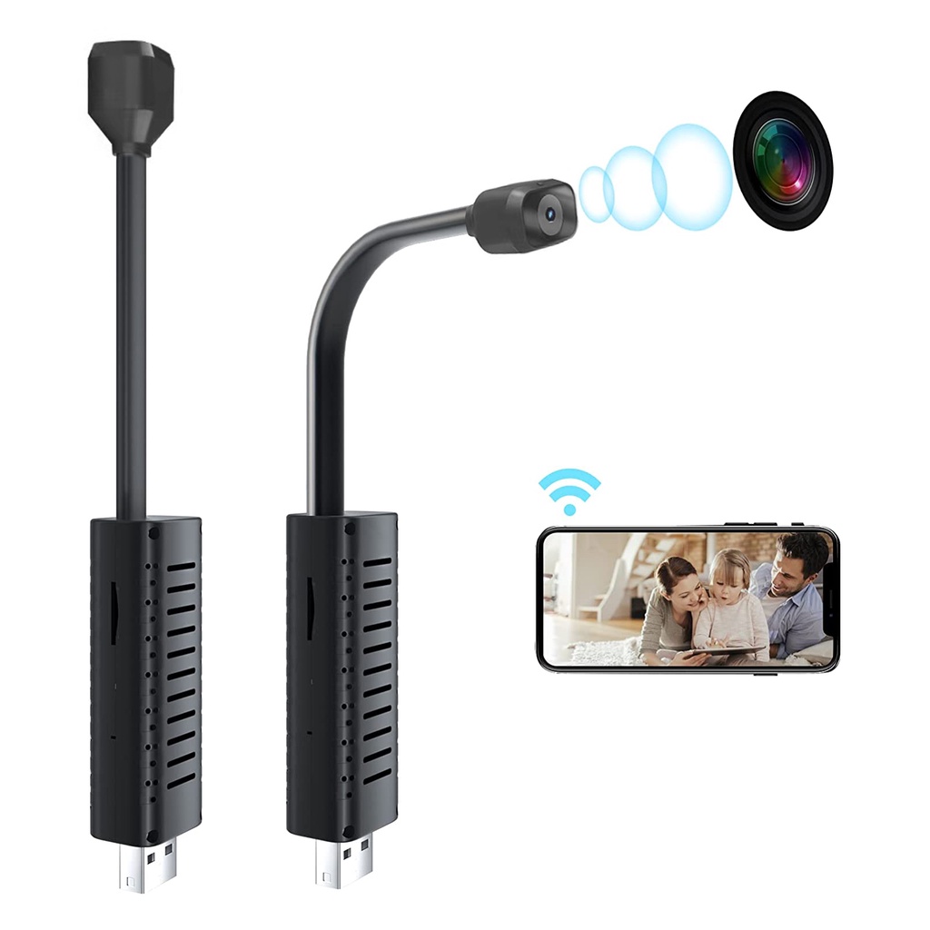 Máy Quay Phim mini 1080p Kết Nối wifi Không Dây Có Tầm Nhìn Ban Đêm