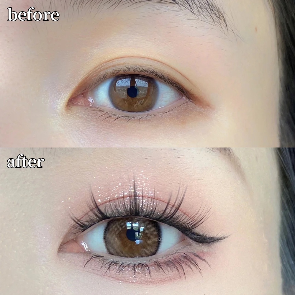 Bộ 5 Cặp Lông Mi Giả Hình Tai Mèo Nhỏ Xinh Xắn Cho Nữ