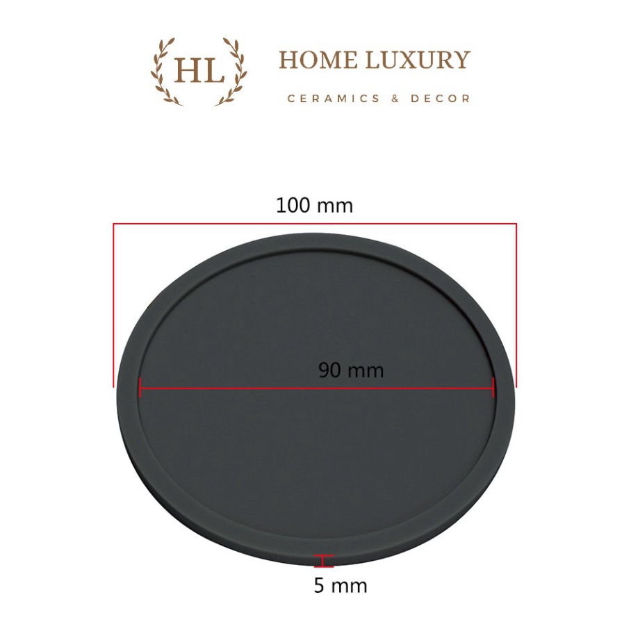 Lót Ly Silicon Chống Trượt Không Thấm Nước | LÓT LY CỐC CHO NHÀ HÀNG QUÁN CAFE KHÔNG HỌA TIẾT , gia dụng decor thông min