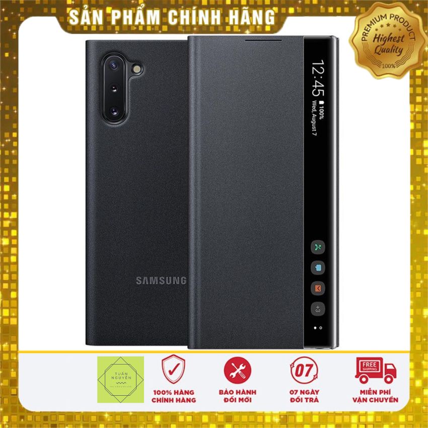 Bao Da Smart Clear View Note 10 Plus Chính Hãng