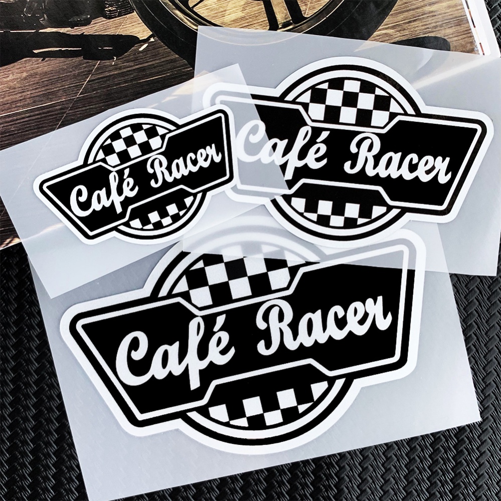 Miếng Dán Trang Trí Bình Xăng Xe Mô Tô Harley Caf RACER Retro
