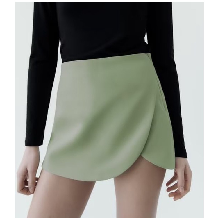 Quần Culottes Lưng Cao Phong Cách Thời Trang Zara 20237385420 7385530