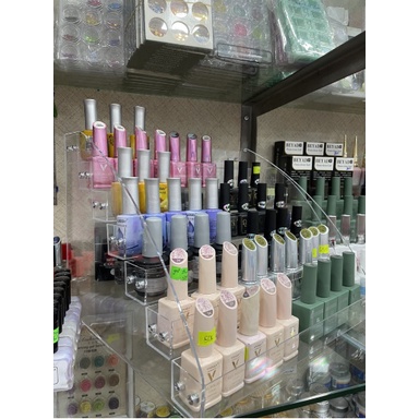 Kệ đựng sơn móng tay - Kệ sơn nail 7 tầng bằng mica