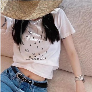 Áo thun cotton in chữ số m6 độc đáo cá tính