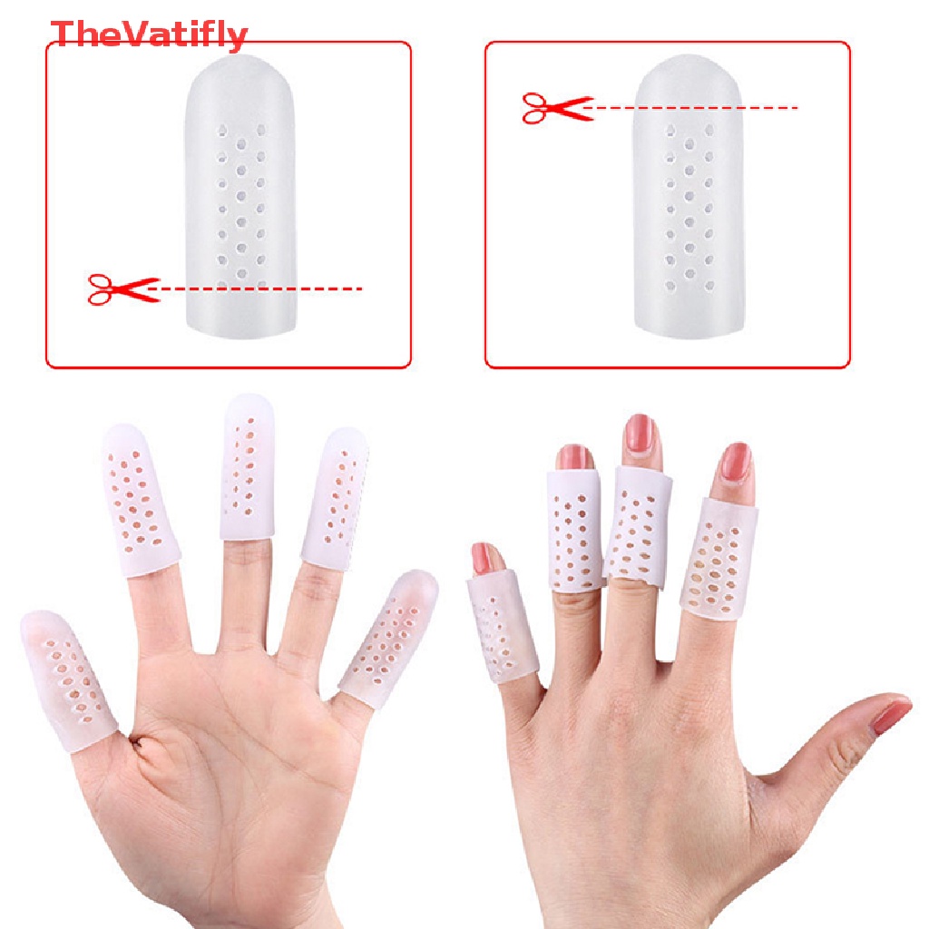 1 Cặp Ống Silicone Tách Ngón Chân Cái Bảo Vệ Ngón Chân