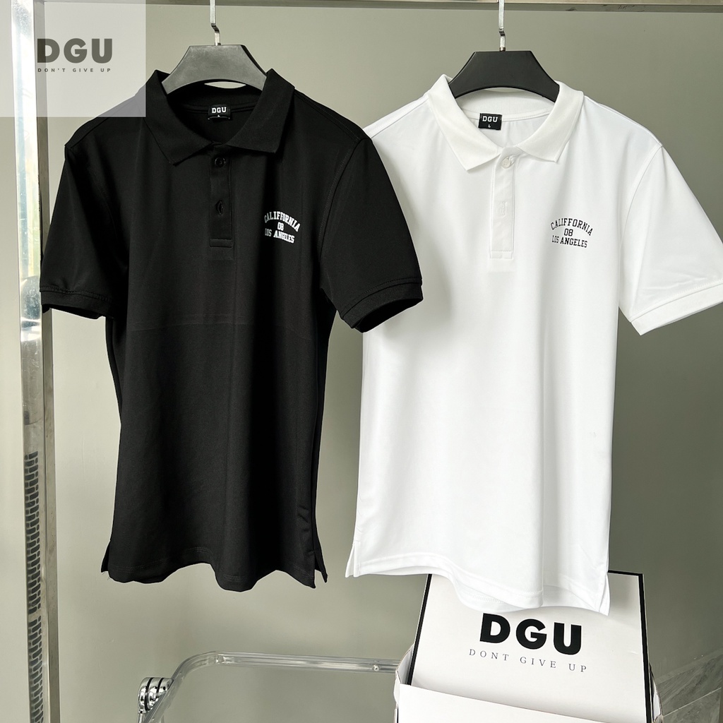 Áo polo cơ bản dòng chữ nhẹ tô điểm nhấn F218