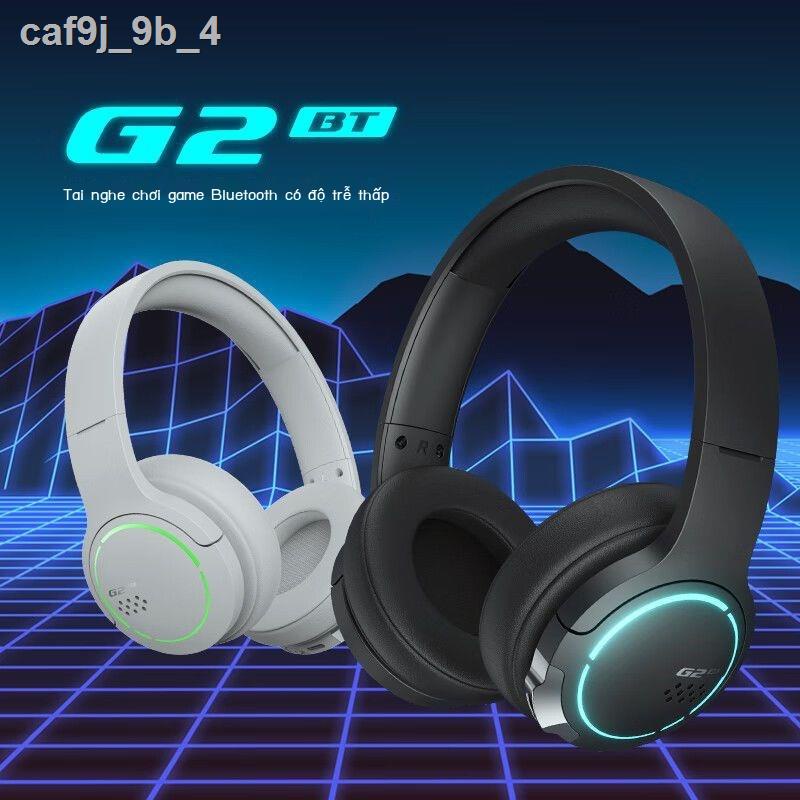 ☼ ♙Tai nghe Bluetooth Rambler gắn trên đầu G2BT chơi game không dây với lúa mì bé trai và bé gái G4 tai nghe máy tính nh