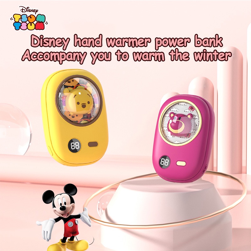 Thiết Bị Sưởi Ấm Tay Disney P200 Powerbank 5000mAh Có Đèn LED Hiển Thị Tốc Độ