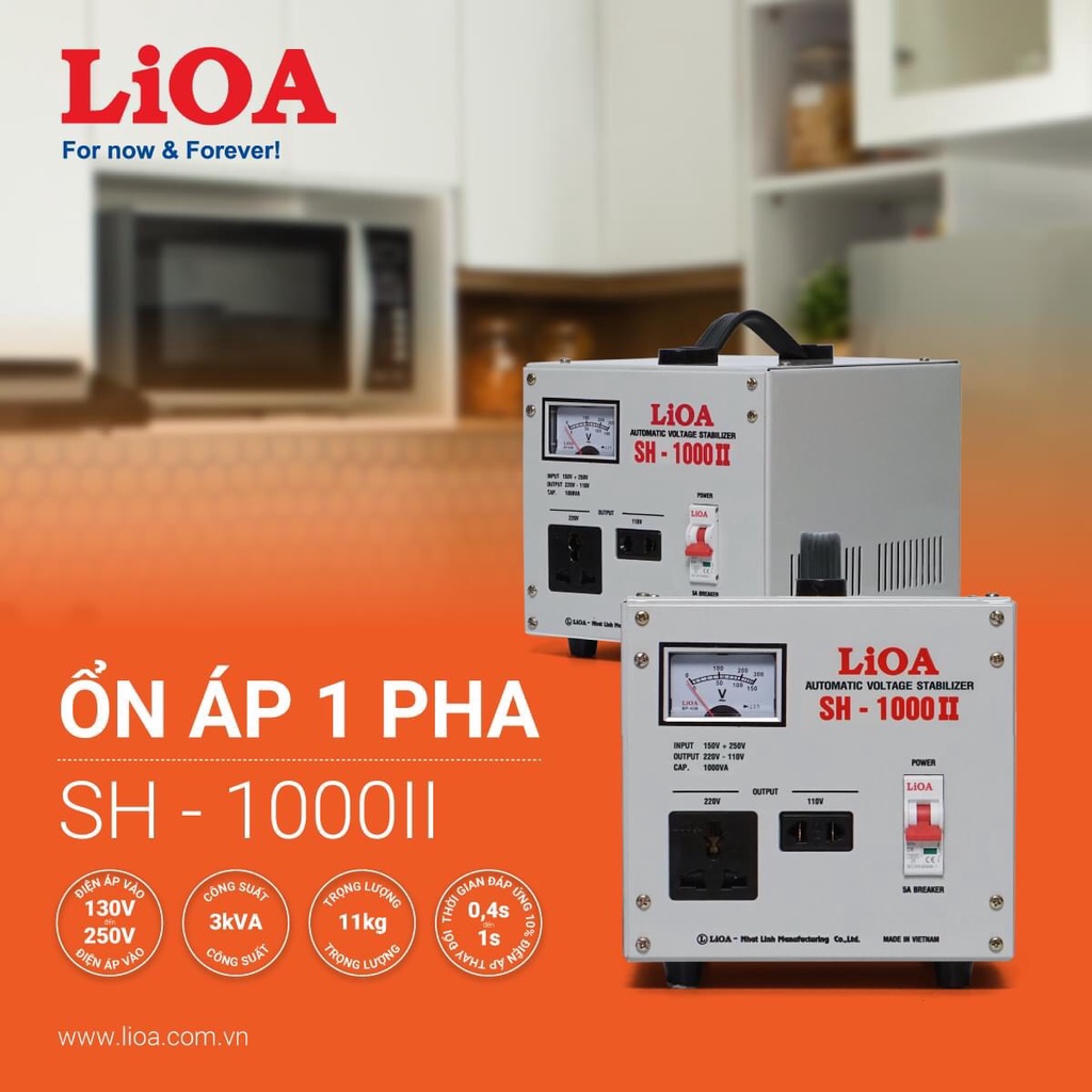 ỔN ÁP LIOA SH-1000II, ỔN ÁP LIOA 1KVA