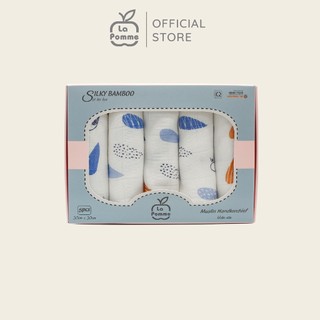 K001 set 5 khăn sữa sợi tre lụa la pomme - 30x30cm rainy