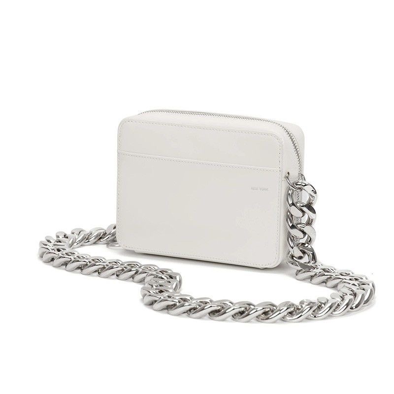 Túi da dây xích bản to