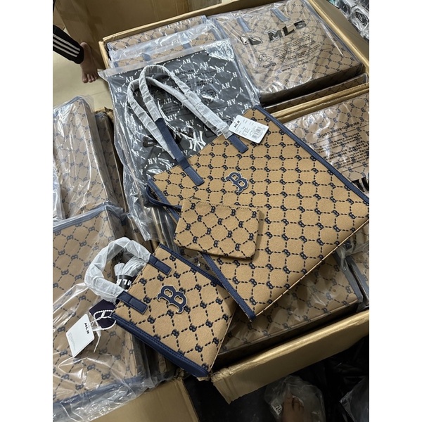 TÚI TOTE KÈM TÚI MINI MONOGRAM M.L.B XUẤT DƯ XỊN