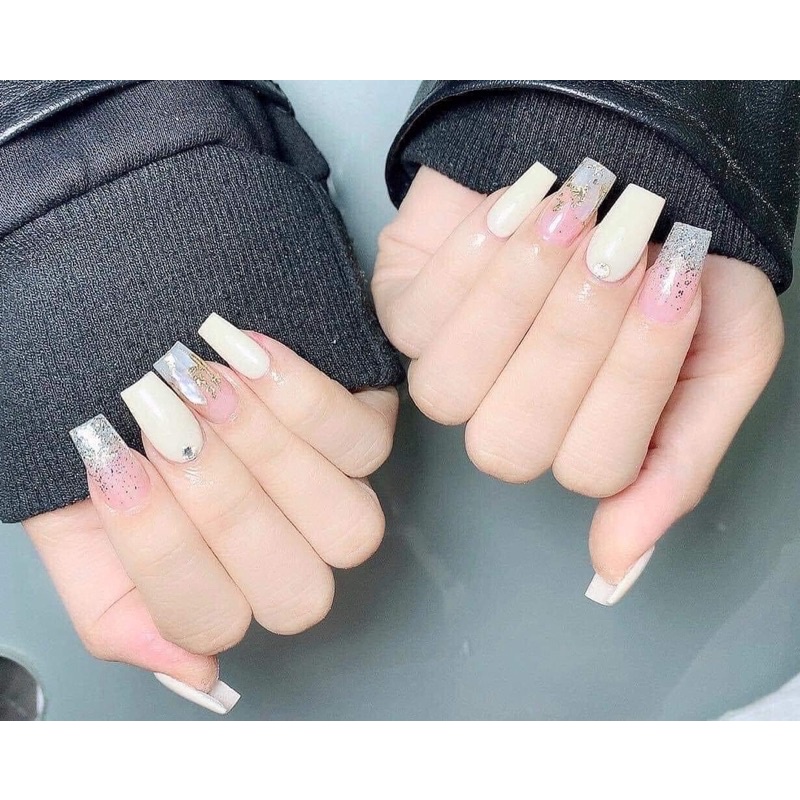 Sơn gel, sơn móng tay màu kem huaxi