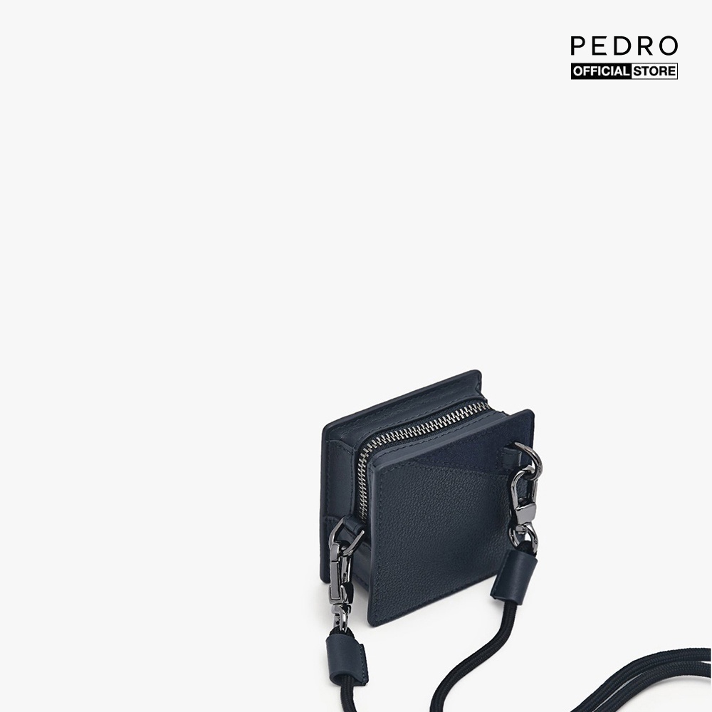 PEDRO - Ví nam hình hộp vuông phối zip kim loại thời trang PM4-65940028_10