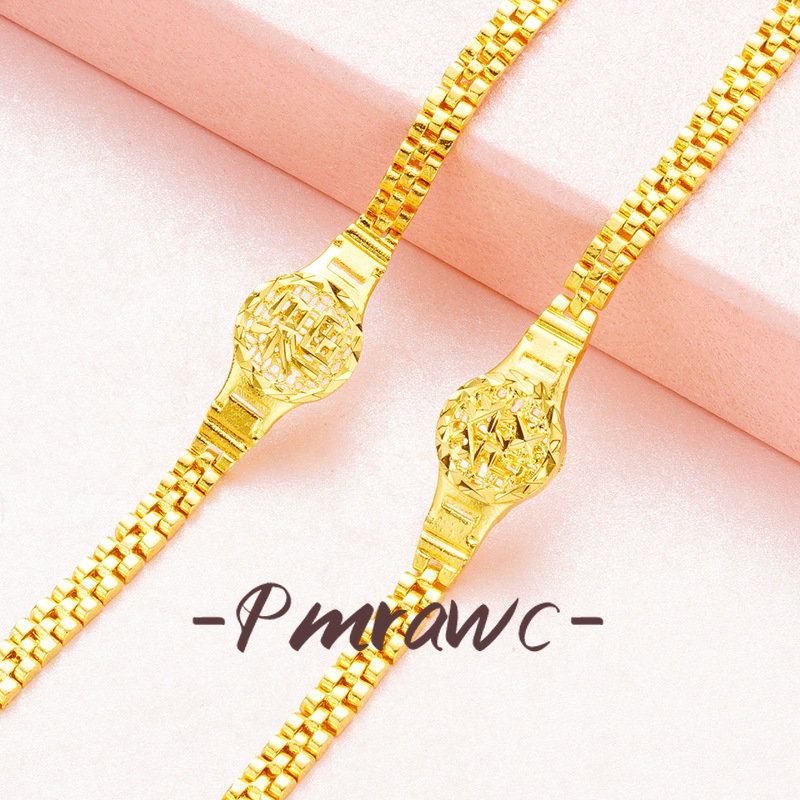 Pmrawc | Đồng Hồ Mạ Vàng 24K May Mắn FS481