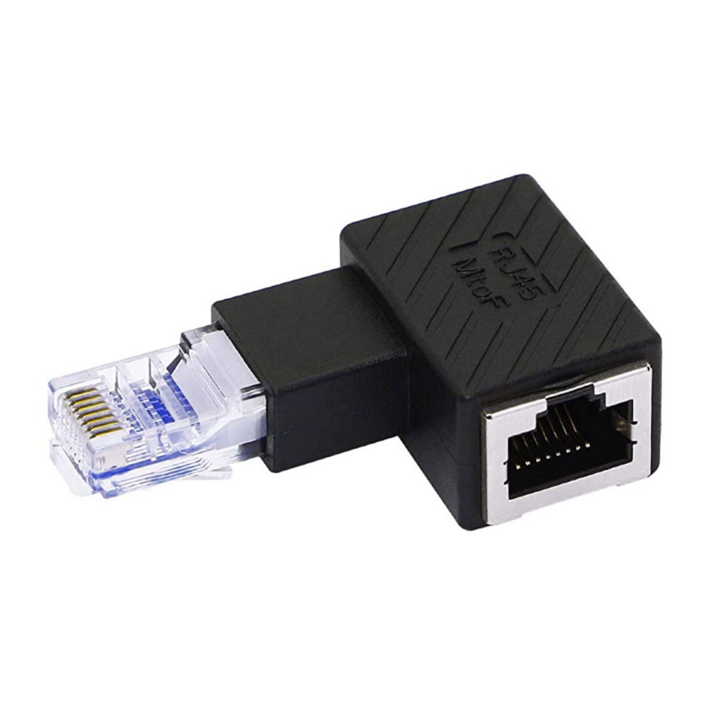 Bộ chuyển đổi mạng LENOVO sunflower 100M RJ45 90 độ từ đầu cắm sang ổ cắm