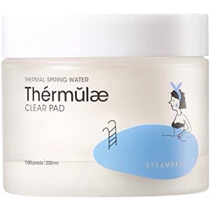 Toner cho mặt STEAMBASE Thermulae Clear Pads 100 Miếng