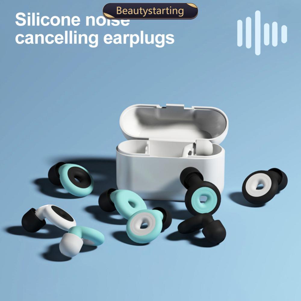 Nút Bịt Tai Bằng Silicon Cách Âm Chống Ồn Chuyên Dụng Cho Tai Nghe Nhét Tai U5Z7