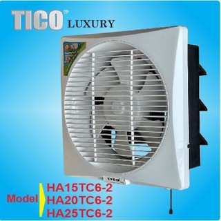 Quạt thông gió gắn tường cao cấp tico luxury ha15tc6 / ha20tc6 / ha25tc6 1 chiều hàng chính hãng