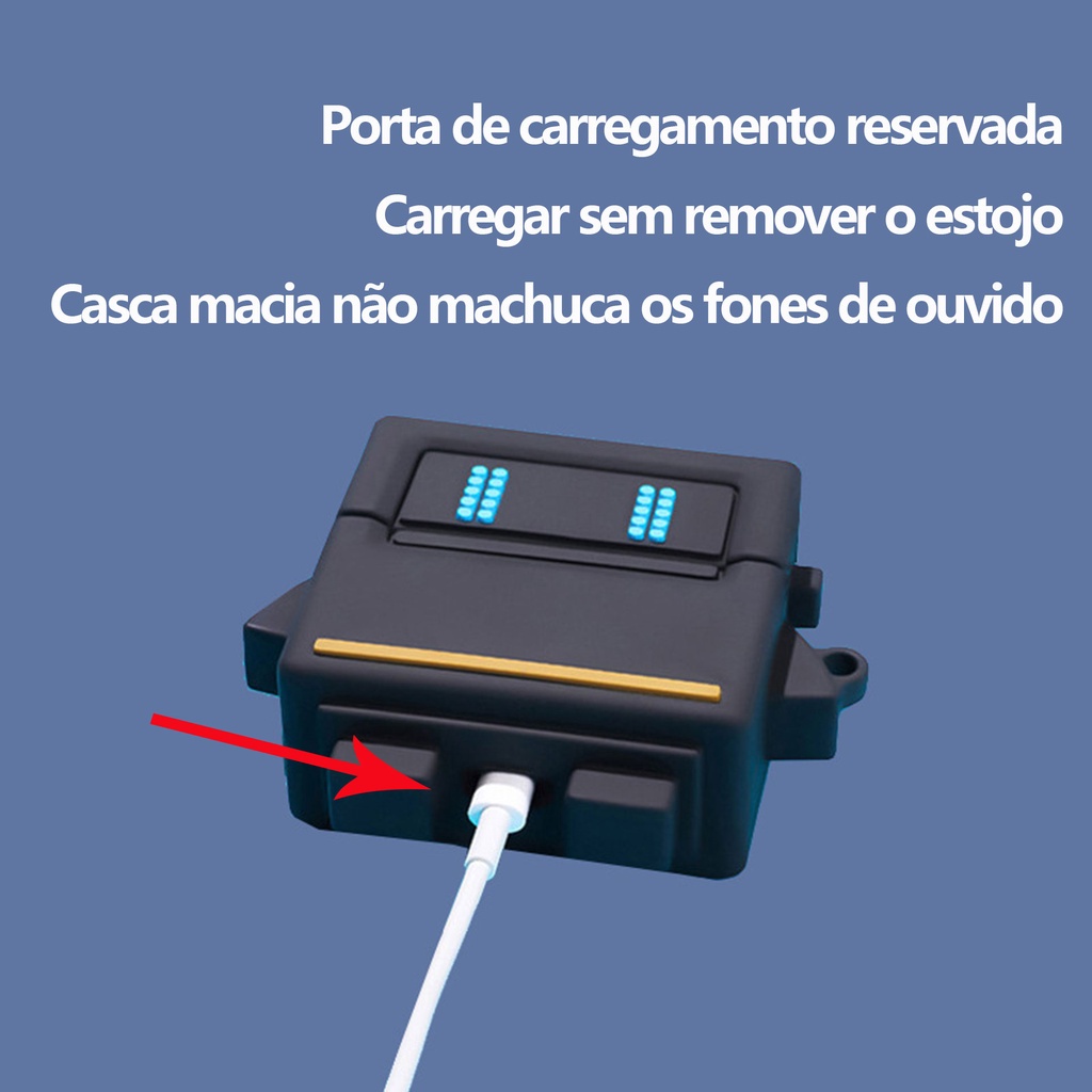 Hộp đựng tai nghe phim hoạt hình hộp đựng Tai nghe không dây dễ thương