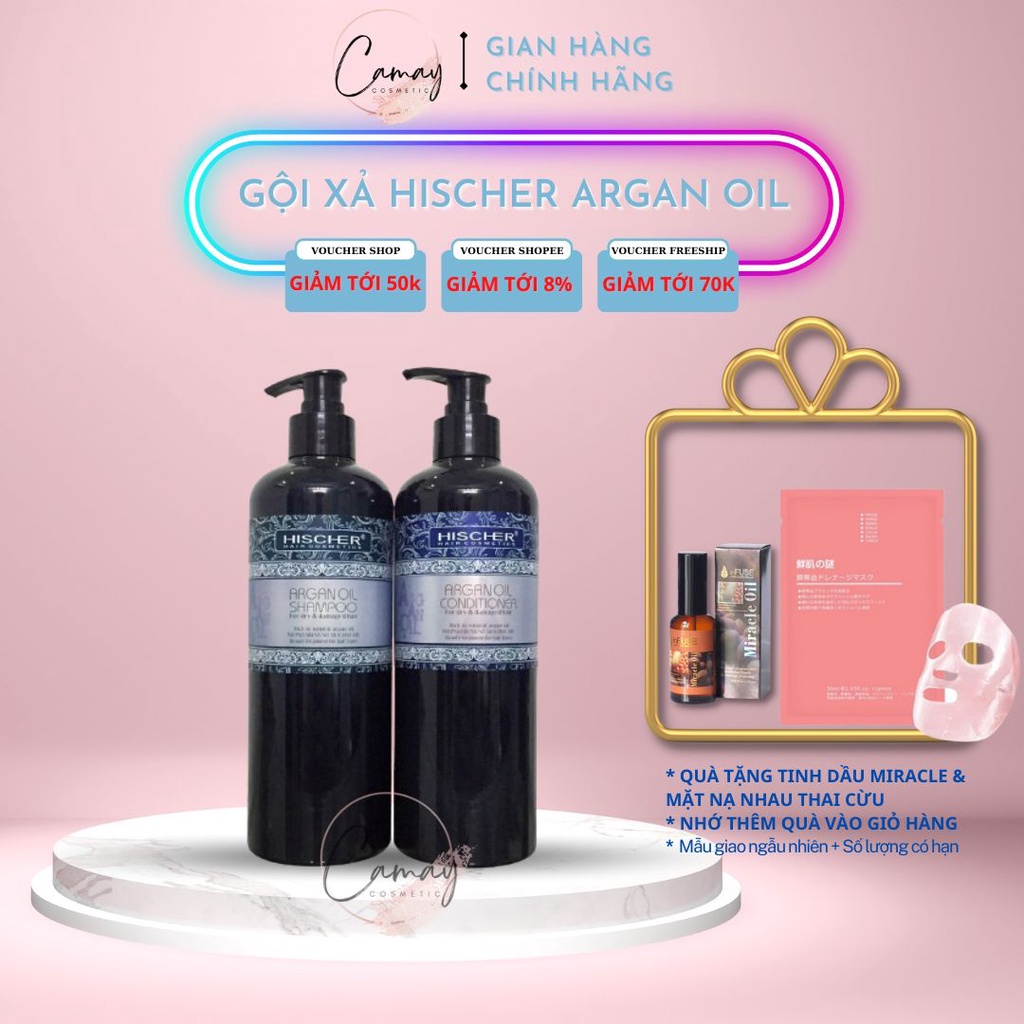 [Hàng Chính Hãng] Dầu gội HISCHER siêu mềm mượt