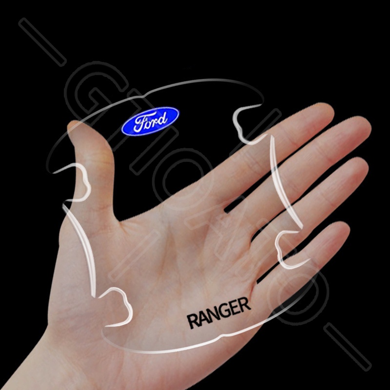 GTIOATO Cho Ford Ranger Miếng Dán Tay Nắm Cửa Ô Tô Trong Suốt Chống Xước Trầy Xe Hơi Miếng Dán Hõm Cửa Ô Tô Dán Xe Trang Trí ô Tô