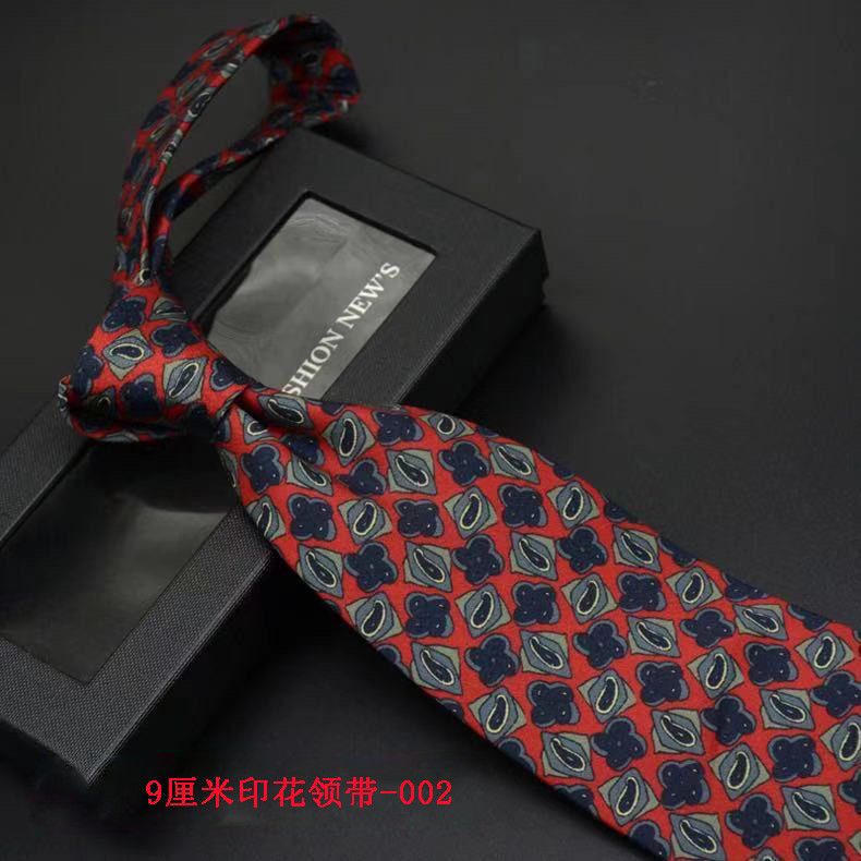 Cà Vạt 9CM In Họa Tiết Phong Cách Retro Thời Trang Công Sở Cho Nam