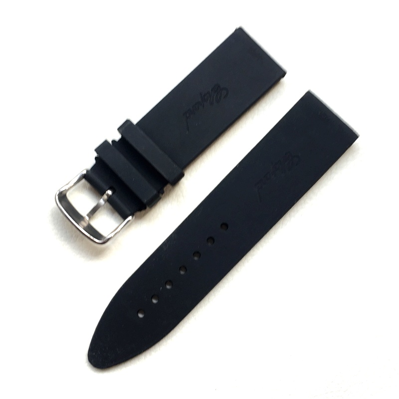 2/5✈Dây Đeo Đồng Hồ Bằng Cao Su Silicone Chống Nước 21mm 23mm Blac