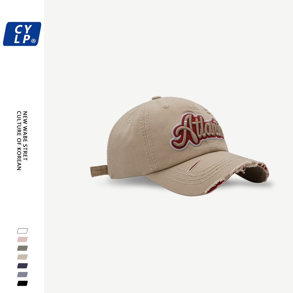 Mũ Lưỡi Trai Thêu Chữ Phong Cách Hiphop Thời Trang Âu Mỹ