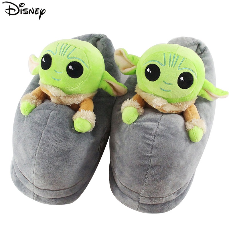 Dép Bông Đi Trong Nhà Giữ Ấm Mùa Đông Hình Star Wars Baby Yoda 2023