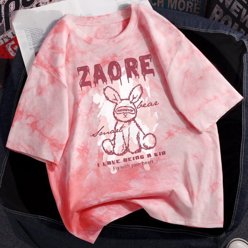 Áo thun loang tay lỡ chất liệu 100%.cotton cao cấp thấm hút mồ hôi nam nữ unisex