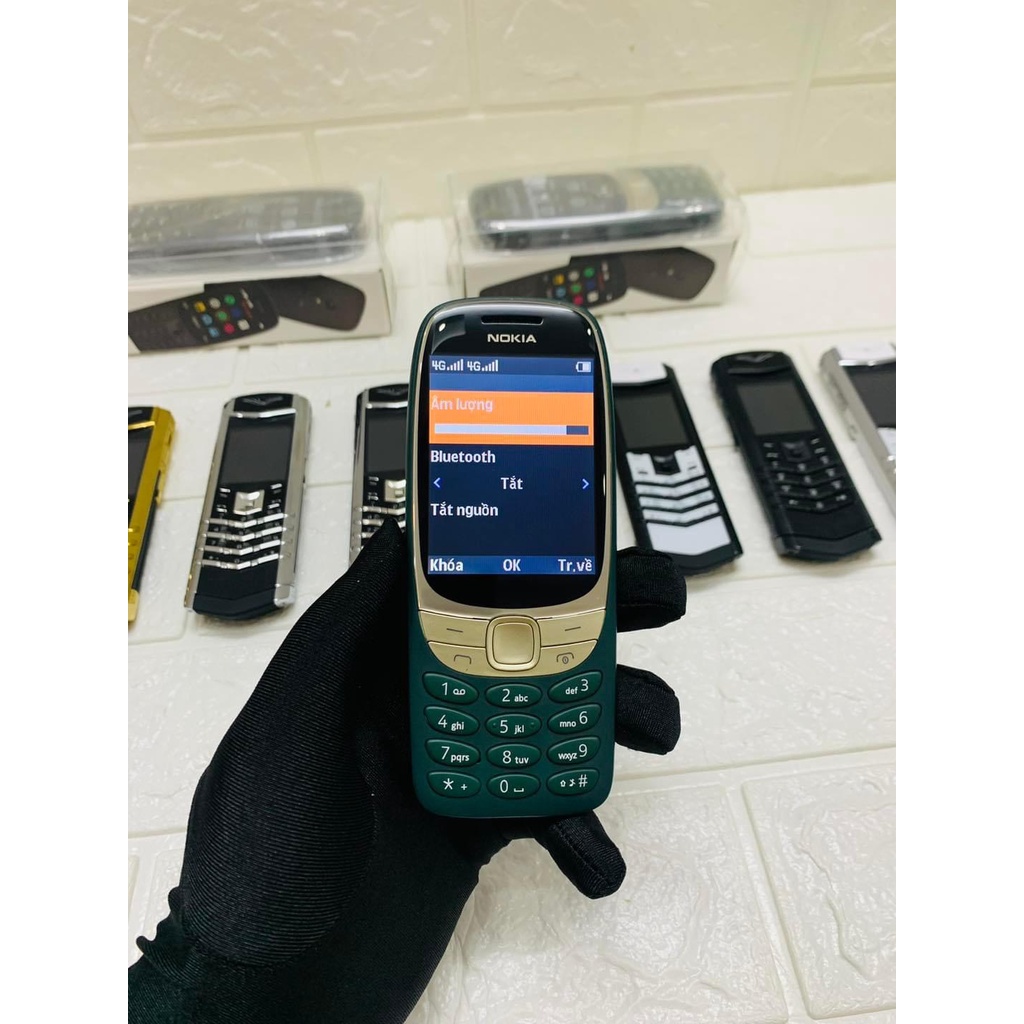 Điện Thoại Cổ Pin Trâu NOKIA 6310 Chính Hãng Bàn Phím Số Cho Người Già FULL BOX