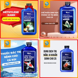 Tổng hợp các loại chế phẩm sinh học chăm sóc sức khỏe cho cá cảnh
