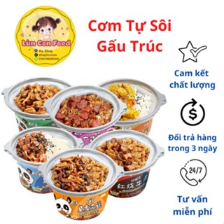 CƠM TỰ SÔI GẤU TRÚC - CƠM TỰ SÔI PANDA 6 VỊ TIỆN LỢI - LÙN CON FOOD