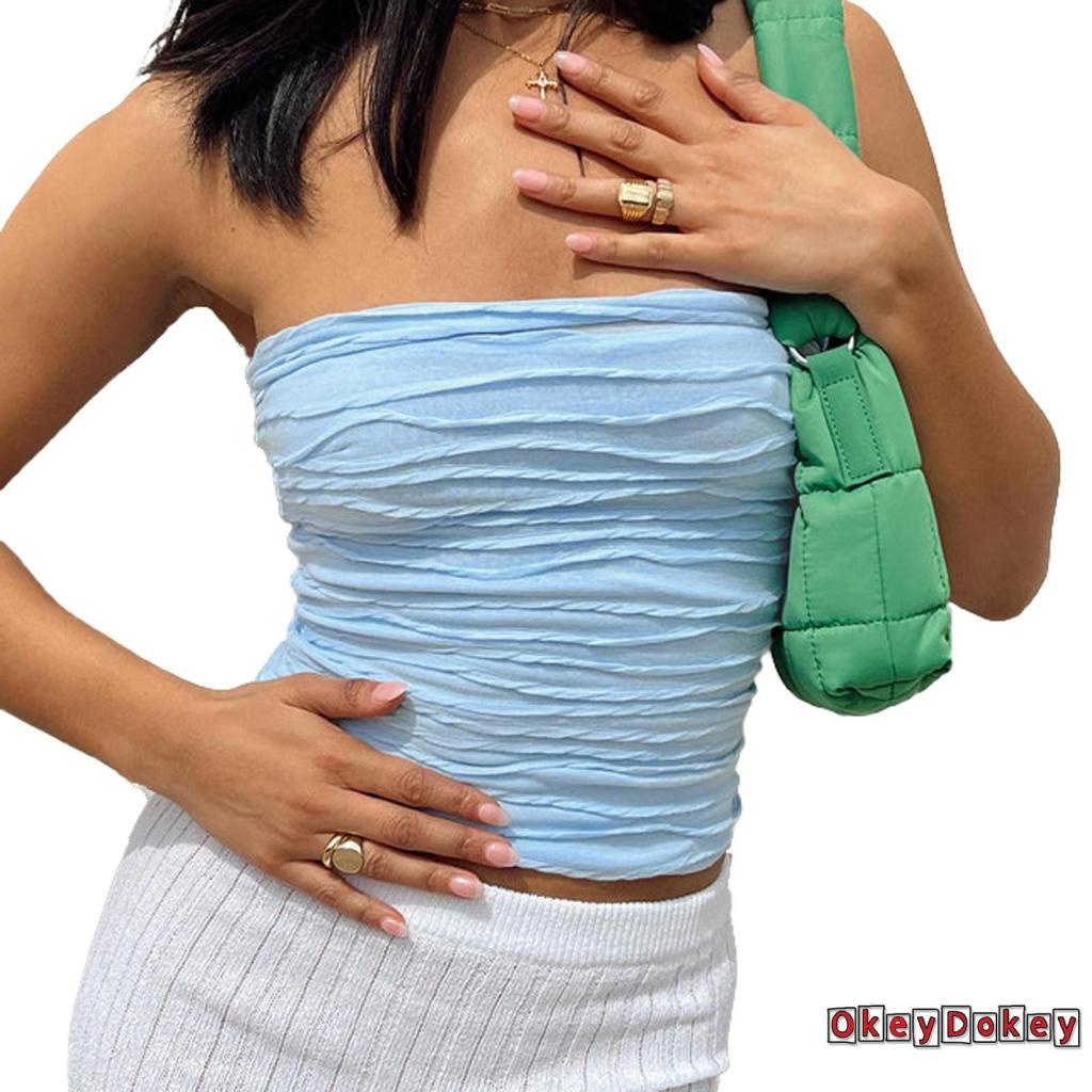 Áo Không Tay Hở Lưng Ôm Dáng Thời Trang Mùa Hè Cho Nữ