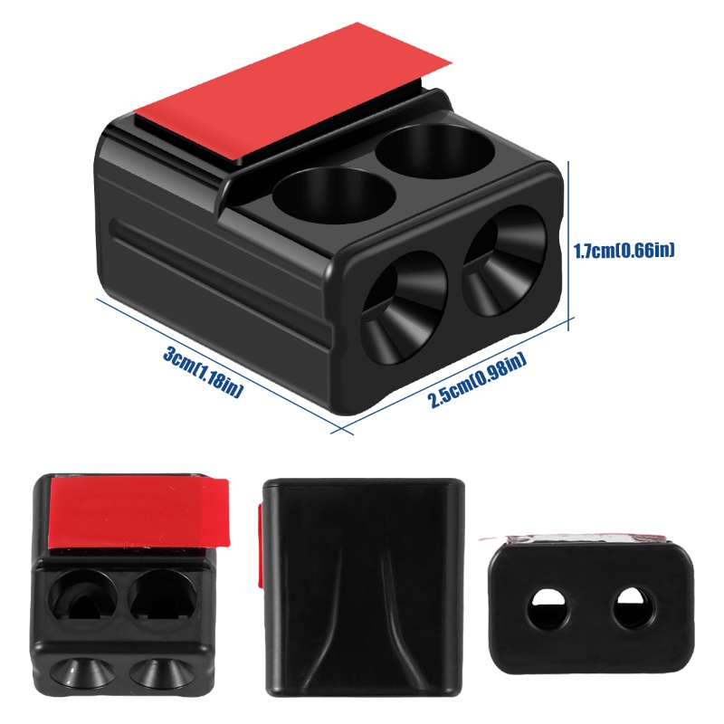 Set 2 Còi Báo Động Chống Va Chạm Bằng Sóng Siêu Âm Gắn Phía Trước Xe Hơi / Xe Tải / Xe Mô Tô