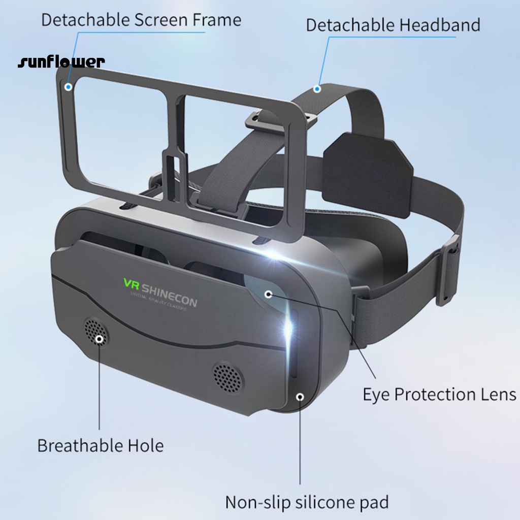 Kính thực tế ảo VR 3D LENOVO kỹ thuật số HD gắn đầu bảo vệ mắt kính